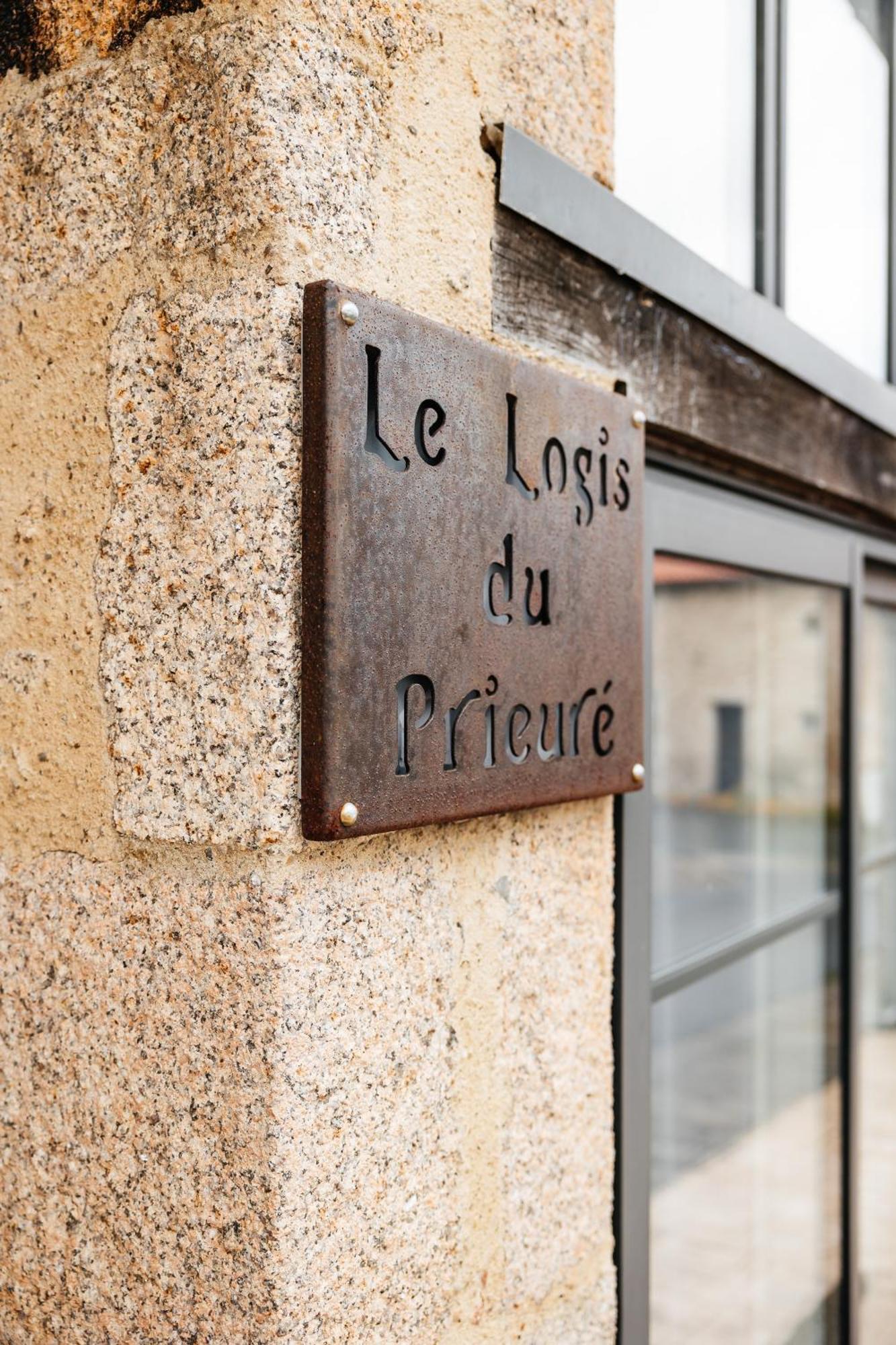 Le Logis Du Prieure Vila Les Châtelliers-Châteaumur Exterior foto